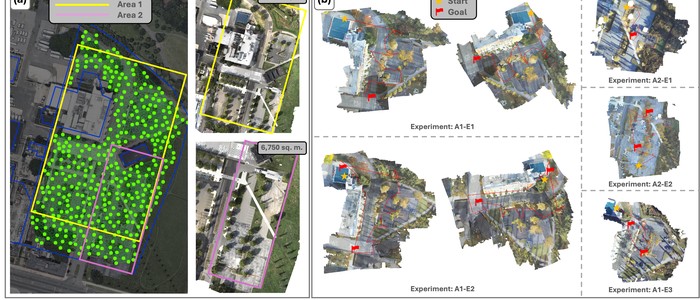 Дрон с моно камерой строит семантические карты на высоте 40 м для задач на естественном языке