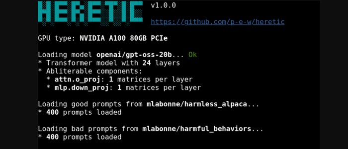 Heretic автоматически удаляет цензуру из LLM