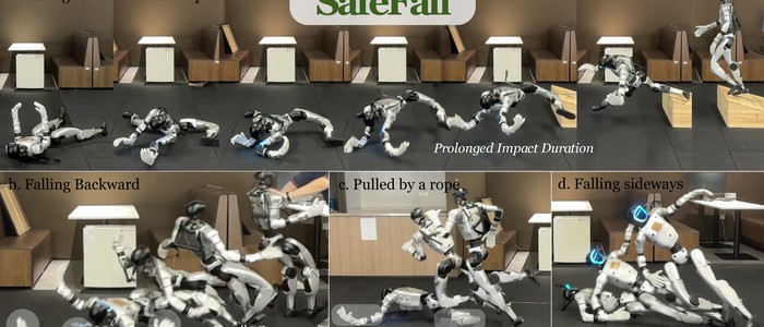 SafeFall: фреймворк снижает урон от падений гуманоидов на 68.3% за счет предсказания и защитных маневров